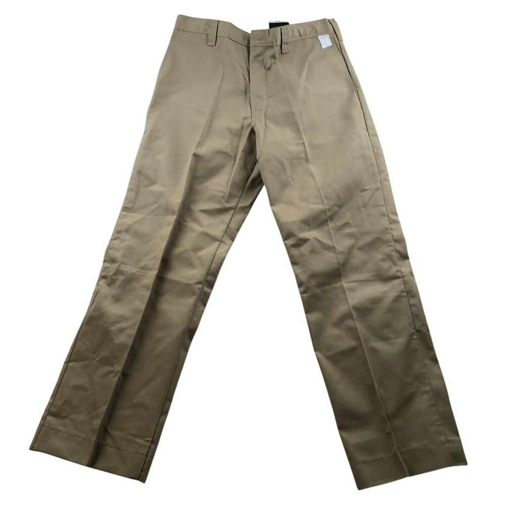 NWT Dickies Mens Work Pants Size 32UL Straight Relaxed Classic Khaki Chino Tan